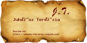 Juhász Terézia névjegykártya