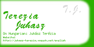 terezia juhasz business card